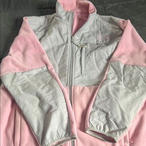 Columbia Pink and Gray Fleece Jacket